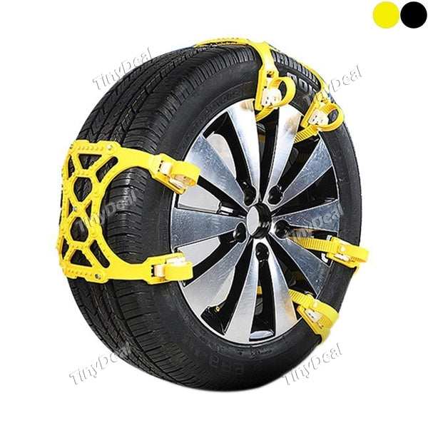 1Pcs Anti Slip Tire Chain Snow Chains for Cars Double Clip Universal Emergency Thickening Anti-skid Chains