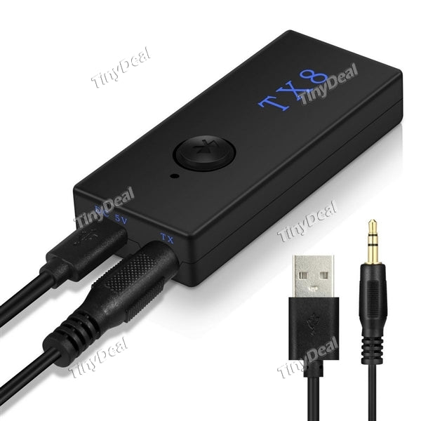 TX8 Multi Function Computer TV Bluetooth Transmitter Consumer Electronics Bluetooth 3.5mm Audio Music Transmitter