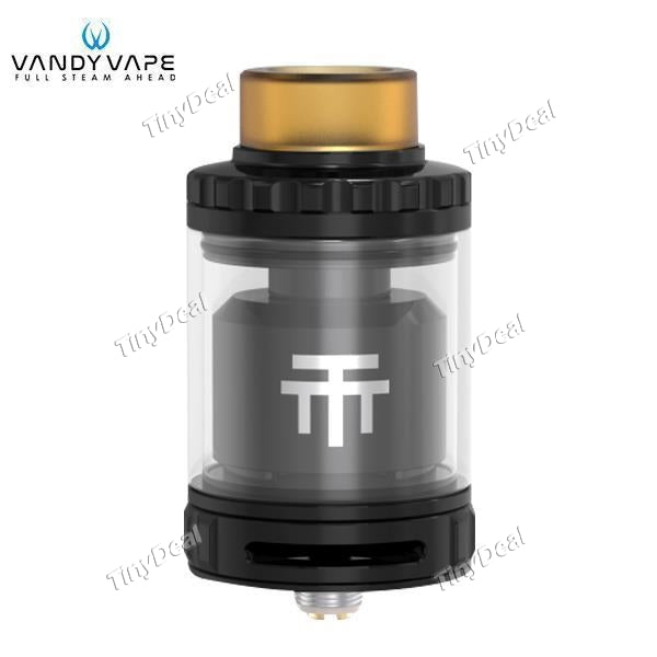 Authentic VandyVape Triple 2ml / 4ml 28mm RTA Rebuildable Tank Atomizer - Black