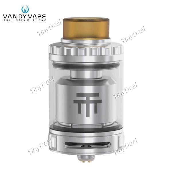 Authentic VandyVape Triple 2ml / 4ml 28mm RTA Rebuildable Tank Atomizer - Silvery