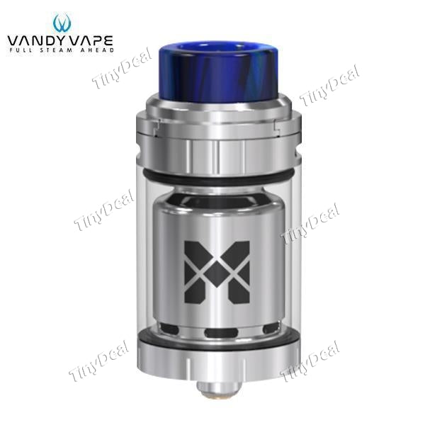Authentic Vandyvape MESH 24 RTA 24.4mm 2ml / 4ml Rebuildable Tank Atomizer - Silvery