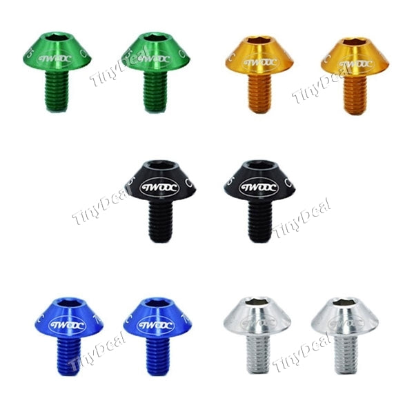 2Pcs Bike Screws for Kettle Rack Screws M5x12 Water Bottle Cage Bolts Screws Inner Hexagon Fit for Bike Water Bottle Rack