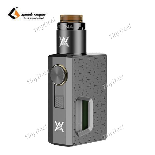 Authentic GeekVape Athena Squonk BF Mechanical Mod 6.5ML Athena Squonk RDA Kit - Gun Metal Color