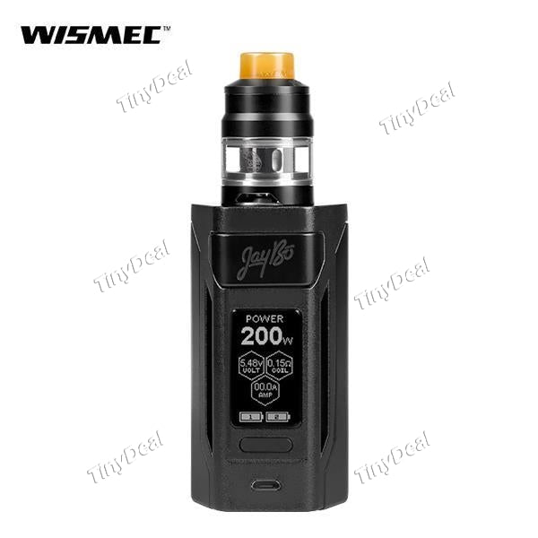 Authentic Wismec Reuleaux RX2 20700 200W TC VW APV Mod 2Ml GNOME Atomizer TPD Edition Kit - Black