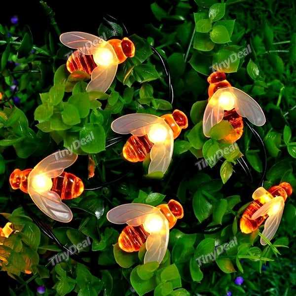 Honeybee String Lights 1.2M 10-LED Honeybee Battery Power Led String Lights for Party Wedding Xmas Decoration
