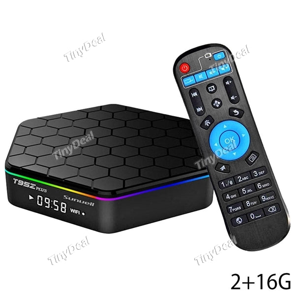 T95Z Plus 2GB 16GB 4K Android 7.1 TV Box Amlogic S912 2.4G 5G WiFi Bluetooth H.265 HDMI2.0