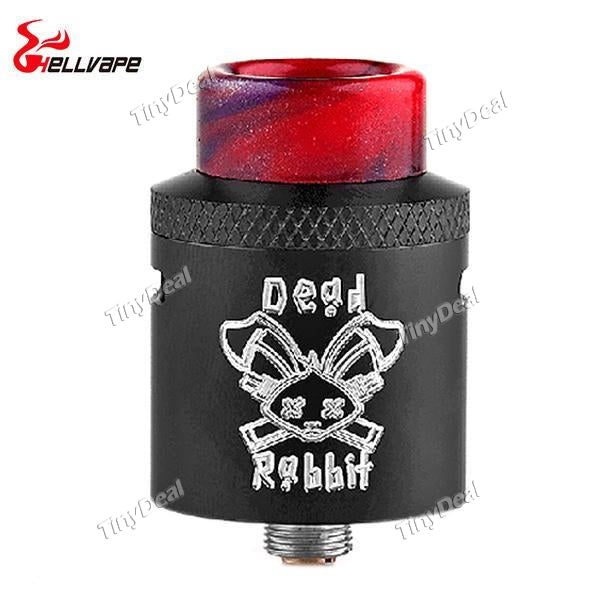 Authentic Hellvape Dead Rabbit BF Bottom Feeding RDA Rebuildable Dripping Atomizer - Black