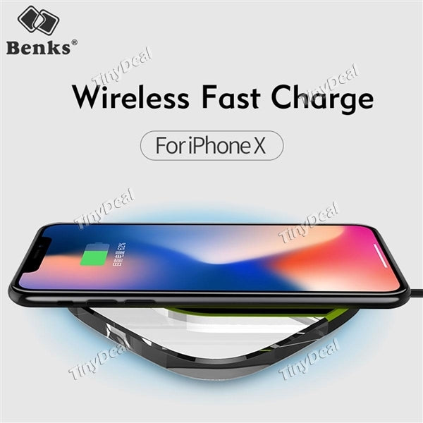 Benks Portable Qi Wireless Charger iPhone X 8 8 Plus Samsung Note8 s8 7 plus Lumia 920 Charge Pad