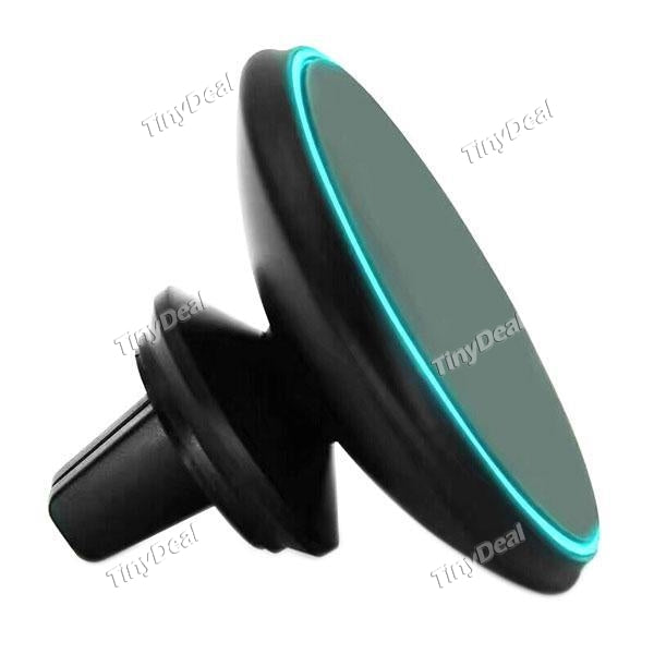 A2 QI Car Wireless Charger Magnetic Stand with Annulus Breathing Light for iPhone Samsung & Qi-enabled Devices