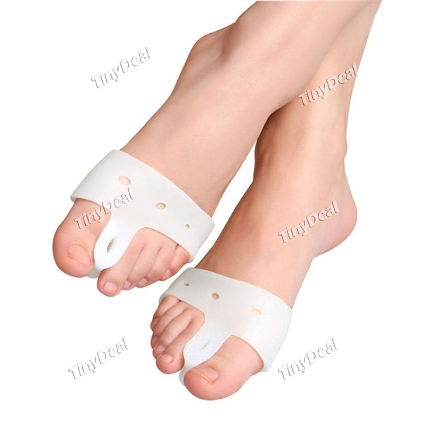 Silicone Unisex Foot Pain Relief Gel Toes Shaping Hallux Valgus Big Toe Bunion Splint Spacer Alignment Straightener