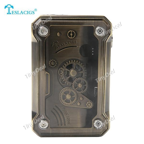 Authentic Teslacigs Punk 220W TC VW APV Box Mod - Bronze