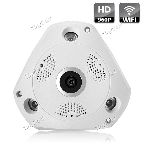 V380 Panoramic Wireless IP Camera 1080P 2MP Security Surveillance WiFi Night Vision Motion Detection Wide Angle