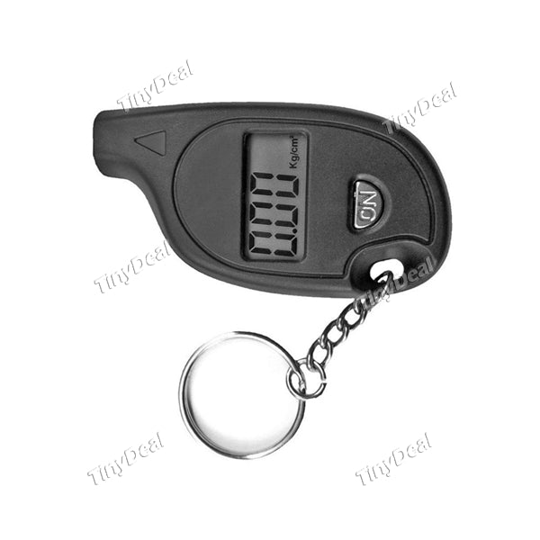 Classic Tire Pressure Gauge 150 PSI 4 Settings Backlight LCD Display with Keychain Ring for Car Auto Truck