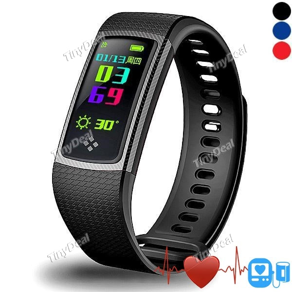 S9 Color OLED Screen Heart Rate Blood Pressure Blood Oxygen Monitor Smart Bracelet Fitness Tracker for iOS Android