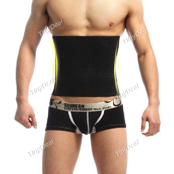 Hot Fashion Mens Slimming Body Shaper Lose Weight Belt Underclothes Beer Belly Shaper Belt