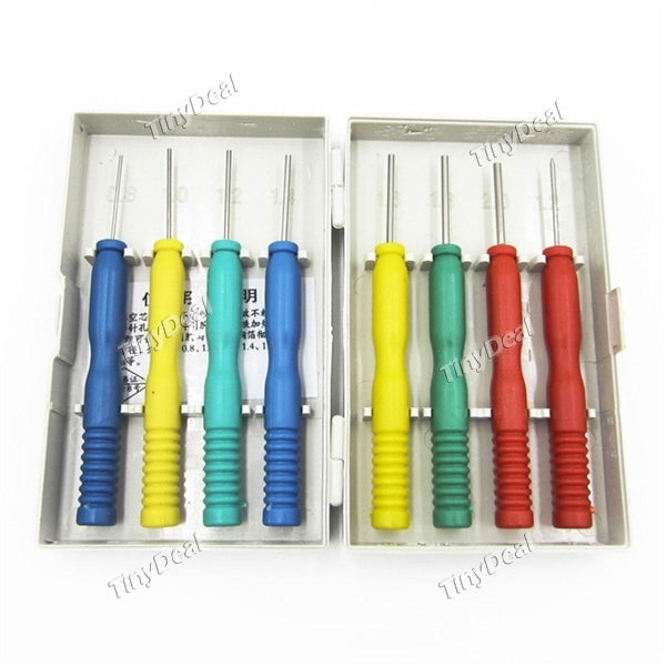 8Pcs Hollow Needles Desoldering Tool Electronic Components Stainless Steel Kits