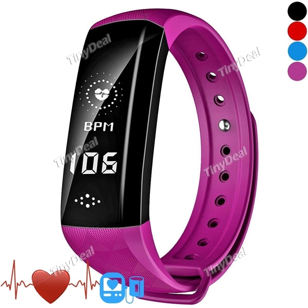 M2Z Smart Band Blood Pressure Heart Rate Sleep Monitor Bluetooth Sport Tracker Wearable Waterproof