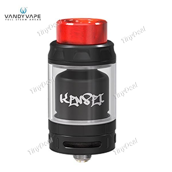 Authentic VandyVape Kensei 24 RTA 2ML / 4ML Dual Capacity Rebuildable Tank Atomizer - Matte Black