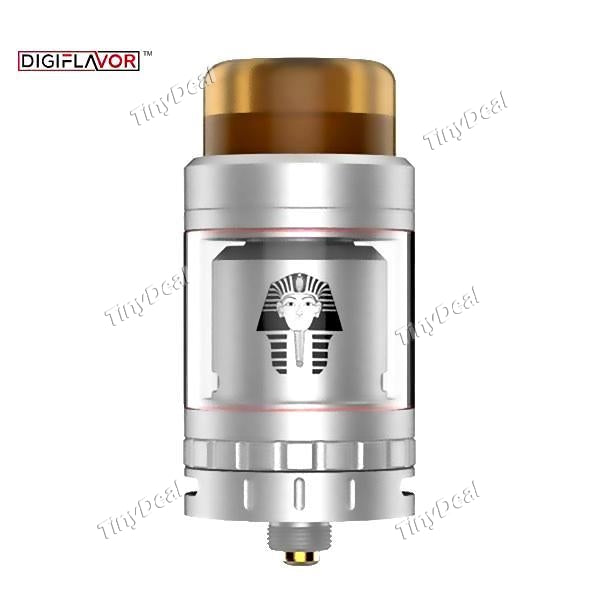 Authentic Digiflavor Pharaoh Mini RTA 5ML/2ML Rebuildable Tank Atomizer - SS Silvery Stainless Steel