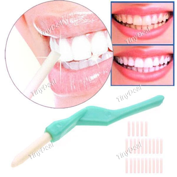 COGIT Whiteing Teeth Tooth Wash Surface Dental Peeling Stick + 25Pcs Cleaning Eraser