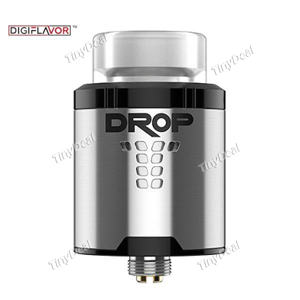 Authentic Digiflavor Drop RDA 24mm Rebuildable Dripping Atomizer - Silvery SS Stainless Steel