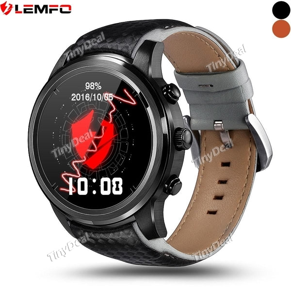 LEMFO LEM5 Android 5.1 Smart Watch Phone 1.39'' OLED 400 x 400 Waterproof GPS Tracker 1GB 8GB Smart Watch