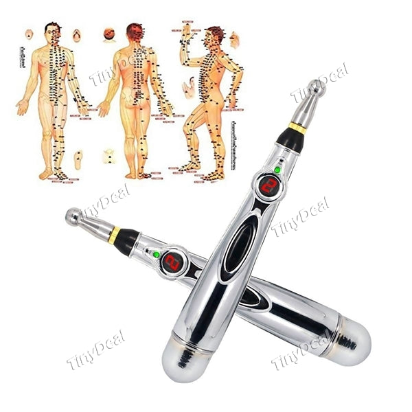 Electric Meridians Laser Acupuncture Magnet Therapy Instrument Heal Massage Meridian Energy Pen Health Care Monitor