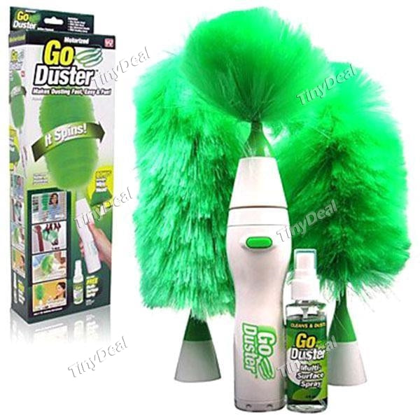 Multifunctional Electric Motorized Dust Cleaning Brush Feather Dusters for Blinds Furniture Keyboard Cleaning