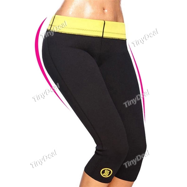 HOT SHAPERS Women's Ankle-Length Slimming Pants Weight Loss Body Shapers Yoga Sports Pants