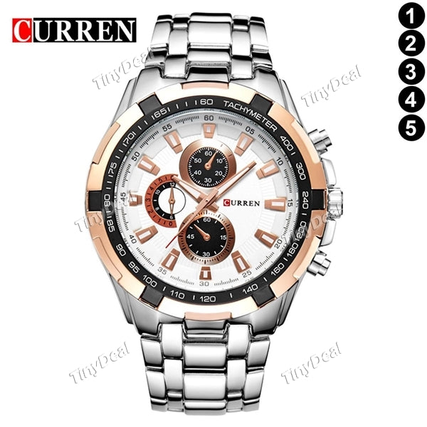CURREN Watch Men Military Relogio Masculino Quartz-watch Mens Watches Top Brand Luxury Sport Wristwatch