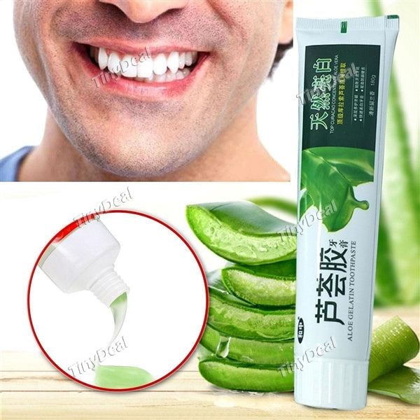 180g Natural Aloe Vera Whitening Toothpaste Reverse Gum Recession Relief Gum Inflammation Pain Toothpast