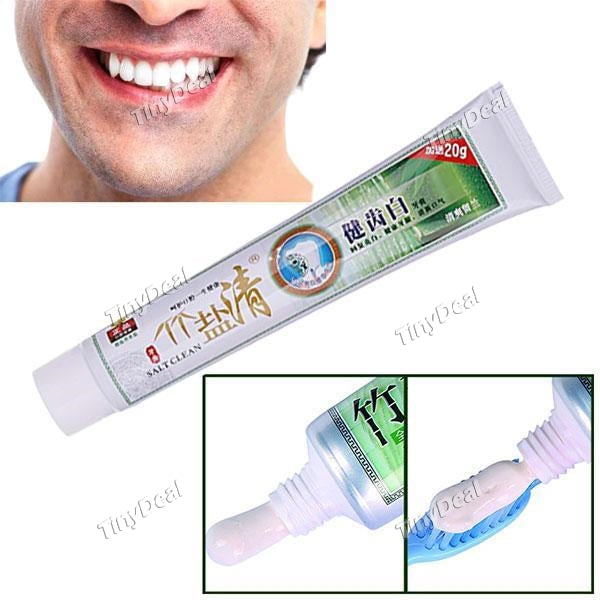 120g Bamboo Salt Natural Whitening Toothpaste Activated Bamboo Charcoal Mint Fluoride Free Gum Care Toothpaste