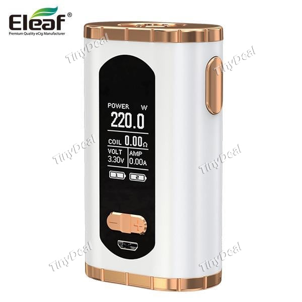 Authentic iSmoka Eleaf Invoke 220W TC VW APV Box Mod - White