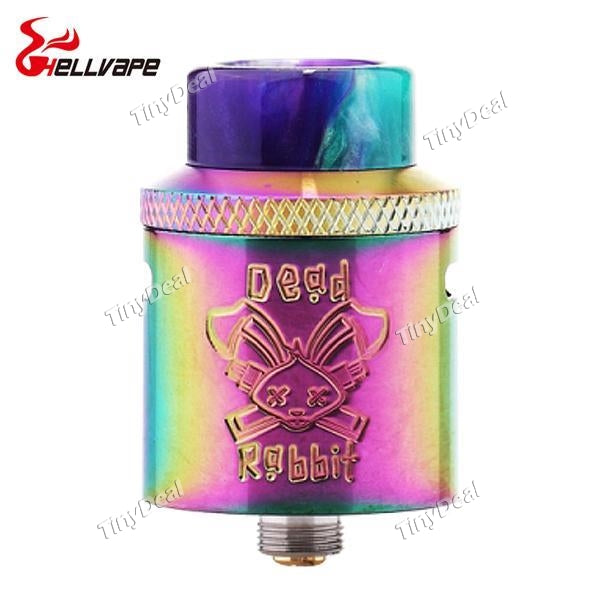 Authentic Hellvape Dead Rabbit BF Bottom Feeding RDA Rebuildable Dripping Atomizer - Rainbow