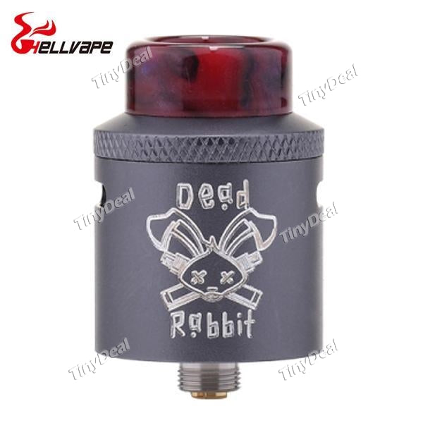 Authentic Hellvape Dead Rabbit BF Bottom Feeding RDA Rebuildable Dripping Atomizer - Gun Metal Color