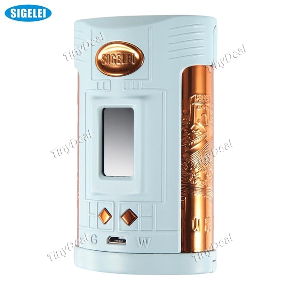 Authentic Sigelei GW 257W TC VW APV QC Charge Box Mod - Light Gray+Golden