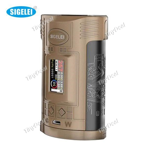 Authentic Sigelei GW 257W TC VW APV QC Charge Box Mod - Coffee Black
