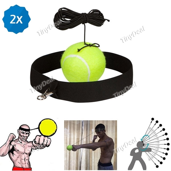 2pcs Boxing Reflex Ball Training to Improve Reactions and Speed Boxing Combat Sports Reaction Balls Punch Exercise