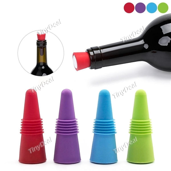 Wine Stoppers Silicone Bottle Beverage Bottle Keep Fresh Crisp Red for Home Bar Wine Bottle