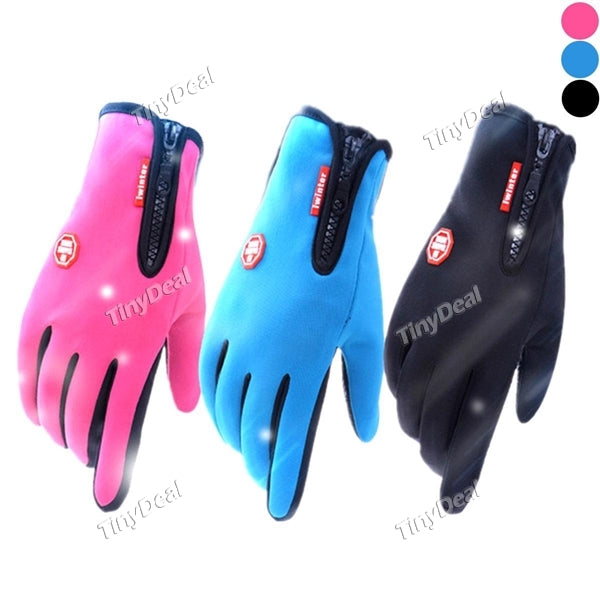 Winter Warm Gloves Touch Screen Gloves Non-Slip Waterproof & Windproof Outdoor Gloves for Men Women