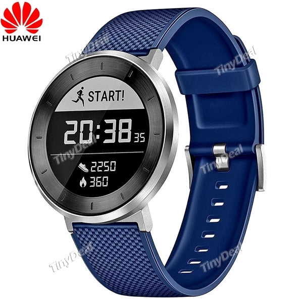 Huawei Honor S1 24 Hour Heart Rate Monitoring 5AMT Waterproof Smart Watch with Watch Large Blue Strap
