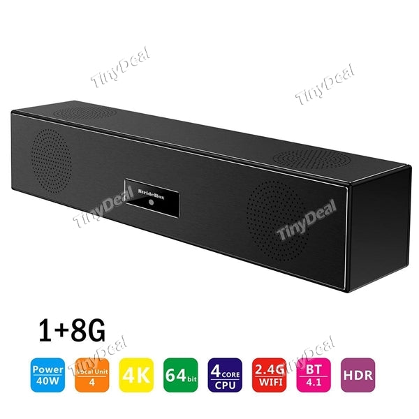 STRIDEBOX Z1 Android 6.0 TV BOX Bluetooth Speaker S905X Cortex A53 Penta-core 1GB 8GB 4K H2.65 HDMI2.0 BT 4.1