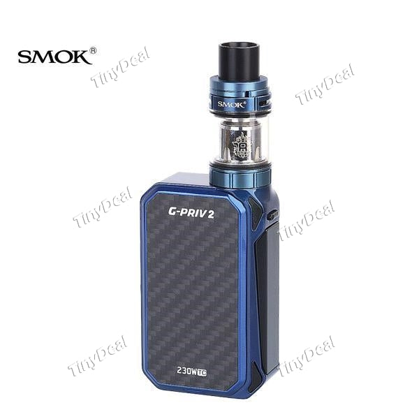 Smoktech G-Priv V2 230W TC VW APV Box Mod 4ML TFV8 X-Baby Tank Kits Standard Edition - Blue Black