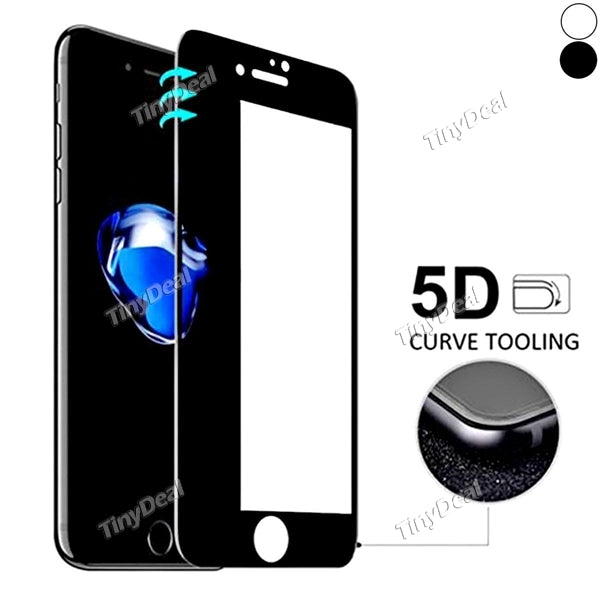 5D Full Cover Tempered Glass Screen Protector Front Protective Film for iPhone7 / 8