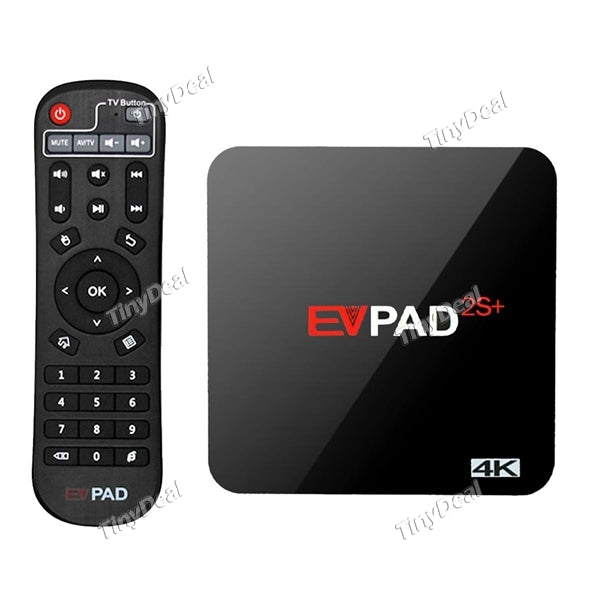 Evpad 2S+ Android 4.4 TV BOX Cortex A7 Quad-core 1GB 8GB 4K H2.65 HDMI 2.4G WiFi with Asian 1000 Free Live Channel