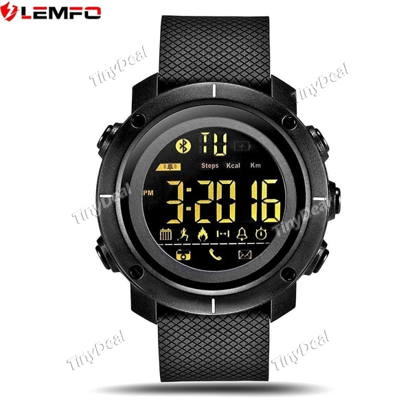 LEMFO LF19 Smart Watch Professional Waterproof Wearable Device Luminous Screen Pedometer Sport Tracker Unisex