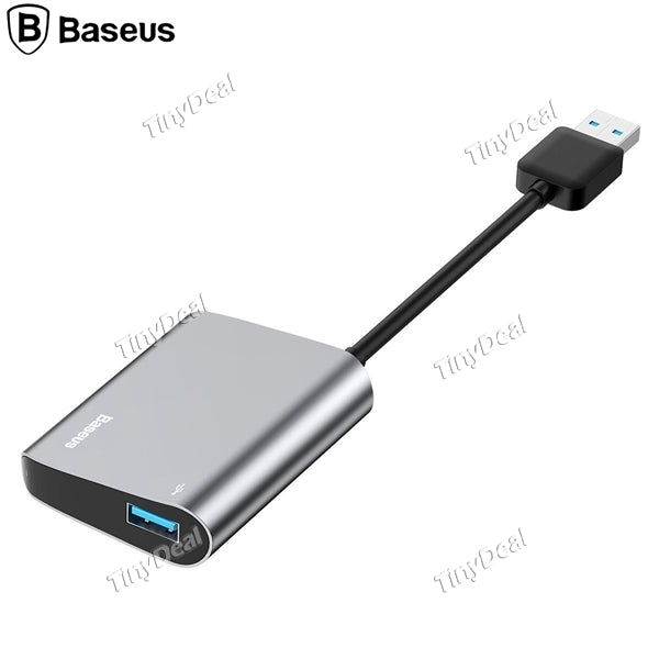 Original Baseus USB to 3 x USB HUB Adapter Dual USB 2.0 + USB 3.0 Interface Enjoyment Series f Laptop