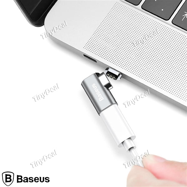 Baseus Mini Magnetic Type-C Elbow Adapter Converter Charger for MacBook Type-c Interface Devices Charging