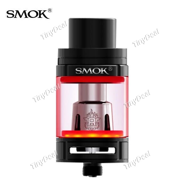 Authentic SMOKTECH TFV8 Big Baby 5ML Tank Atomizer LED Light Version Clearomizer - Black
