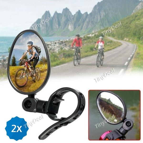 Mini 360 Degree Rotation Bike Bicycle Mirrors for Handlebars Bike Rear View Mirror Bike Mirrors Handlebar